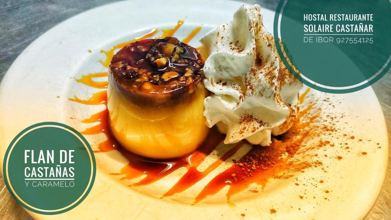 Castañar de Ibor Hostal Restaurante Solaire מראה חיצוני תמונה