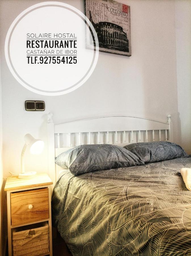 Castañar de Ibor Hostal Restaurante Solaire מראה חיצוני תמונה